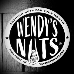 Wendy’s Nuts [Blue Nuts] 8” x 7” premium vinyl sticker