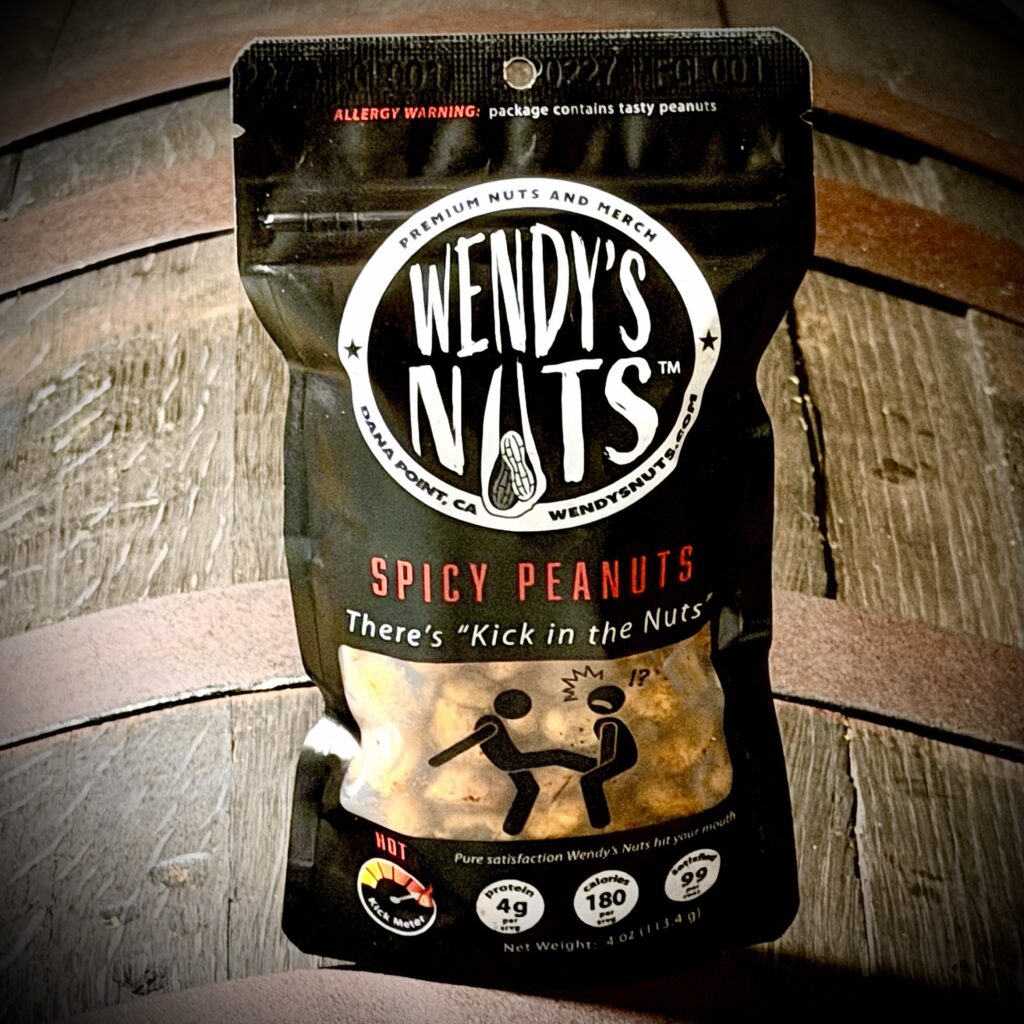 “Kick in the Nuts” Barrel Tumbled Spicy Peanuts - 1x4oz sack