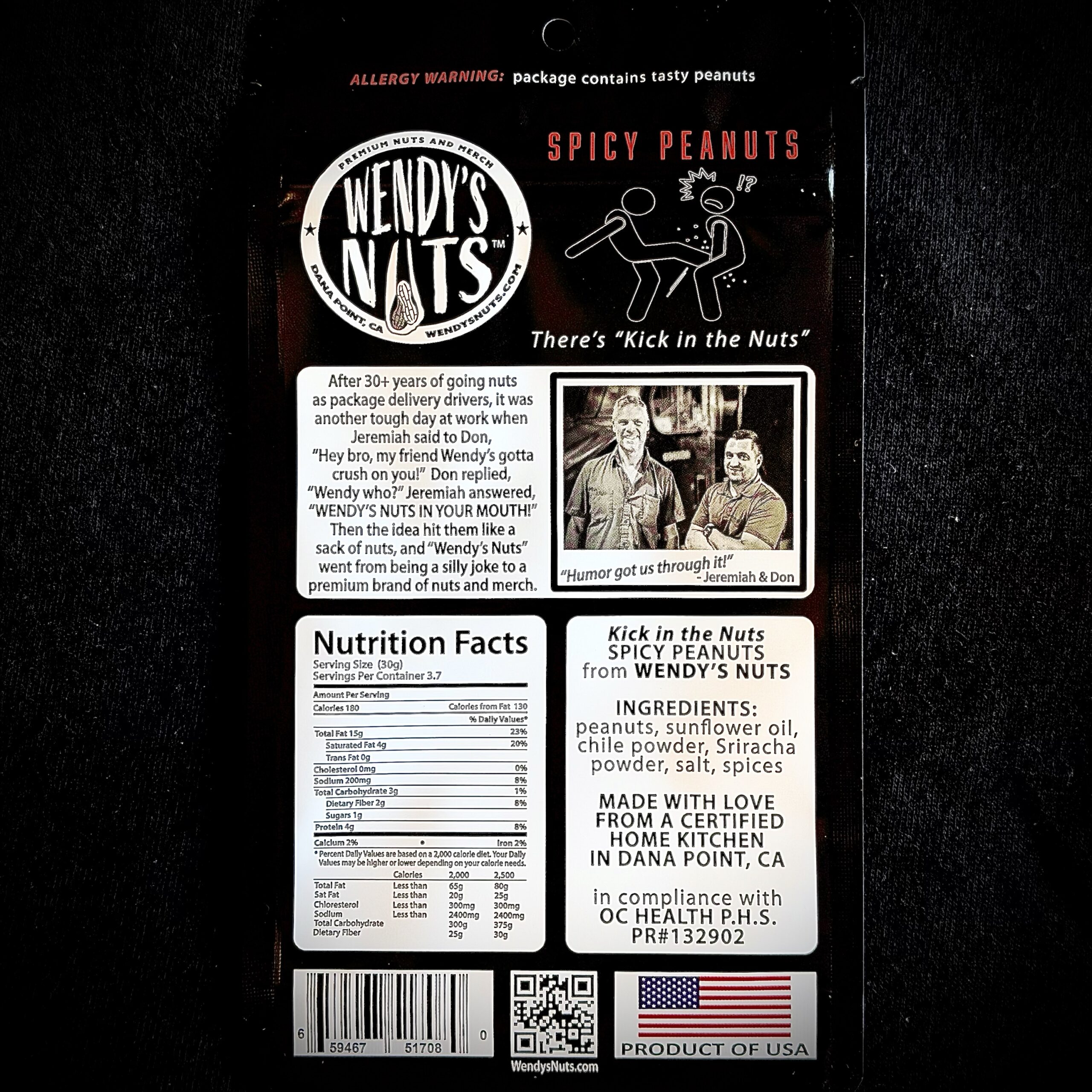 Wendy’s Nuts Gift Sack (1 sack, 2 nuts, 1 shirt, 1 hat, 1 bottle opener) - Image 5